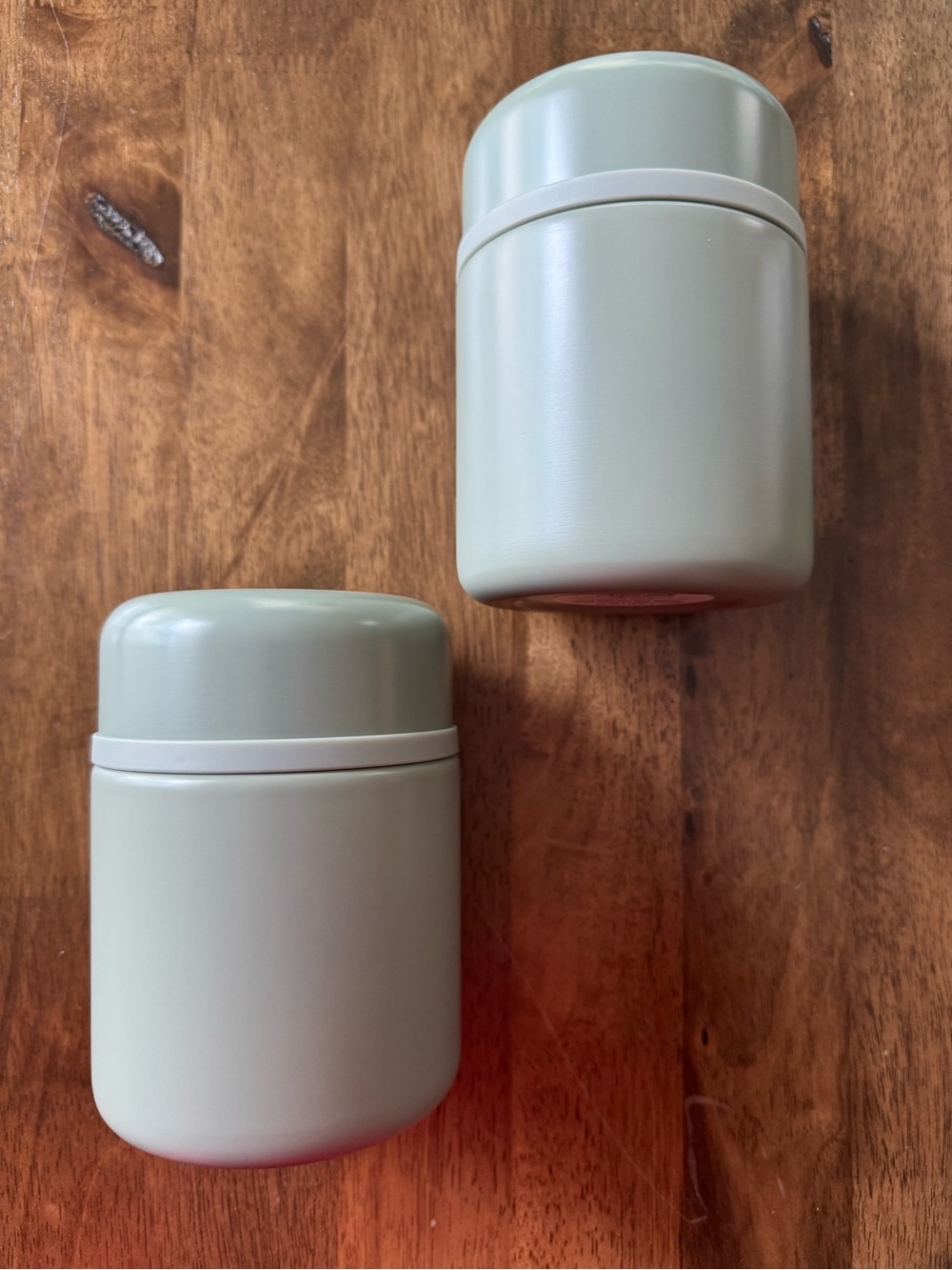 Set of Two 13.5oz Double Walled Stainless Steel Vacuum Food Jar with Spoon